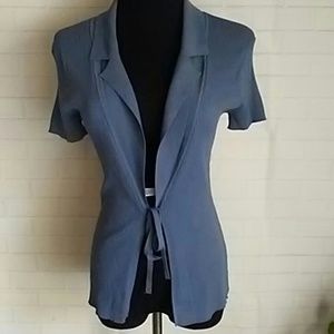 New York & Company Stretch Cardigan Blouse